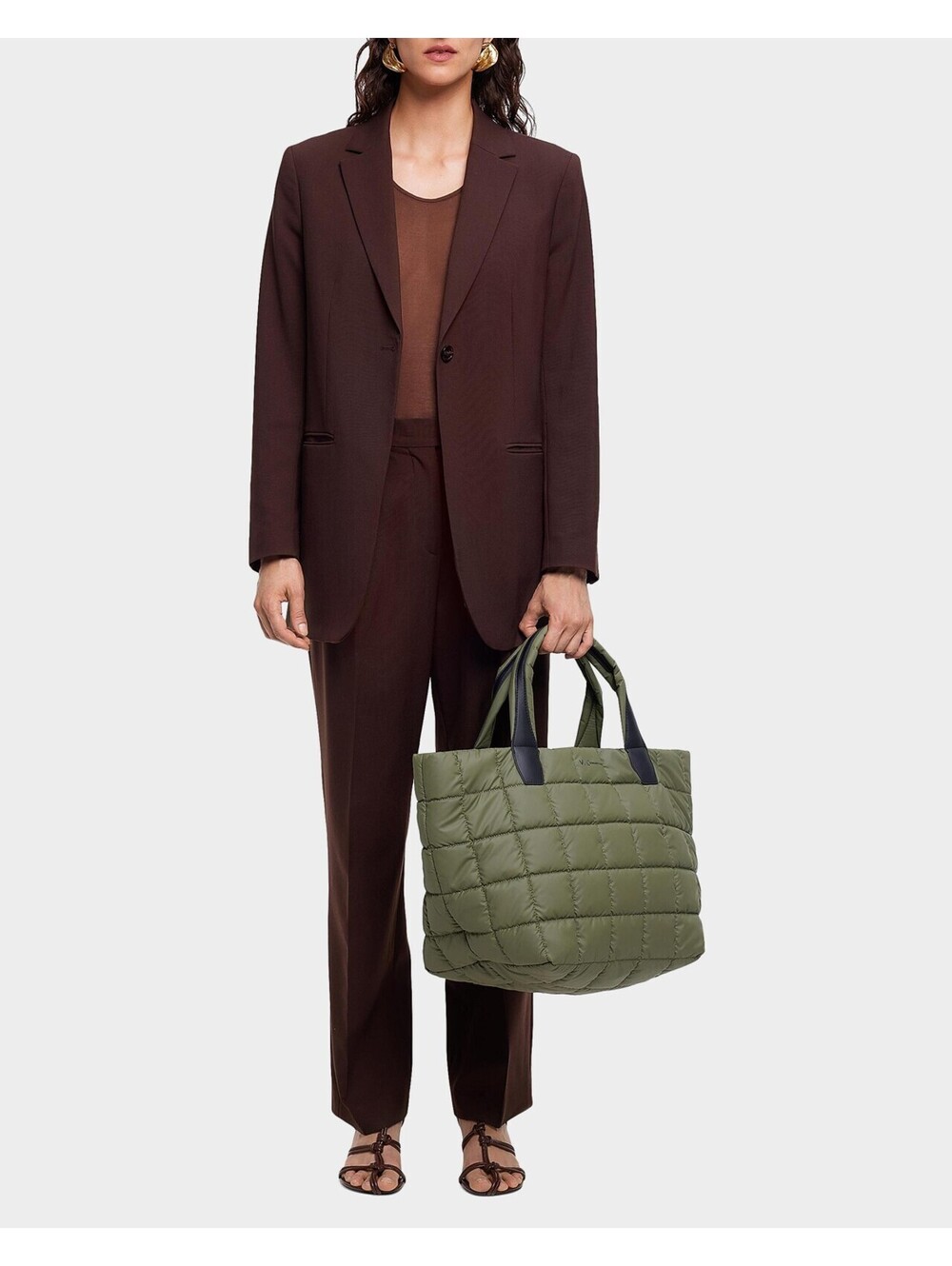Vee Collective Porter Tote Small Green $295